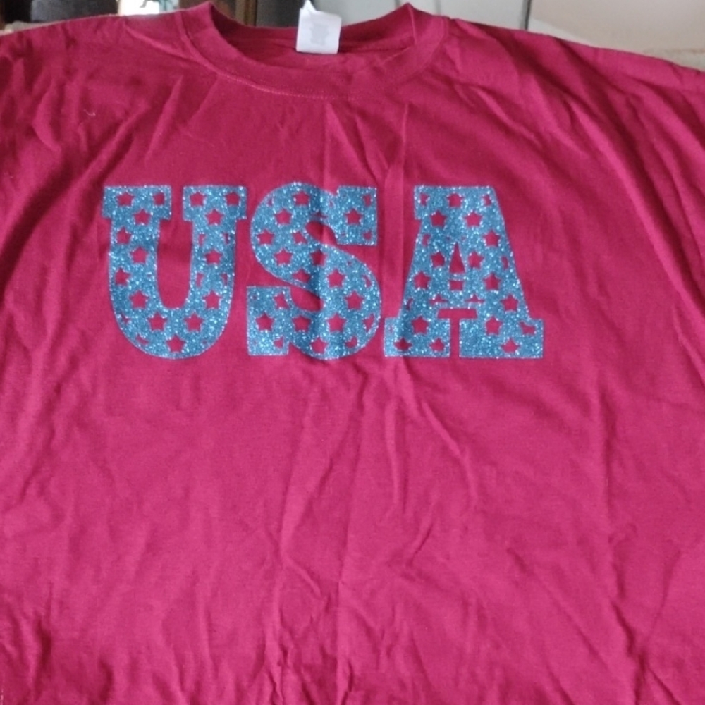 Red USA Graphic T-Shirt